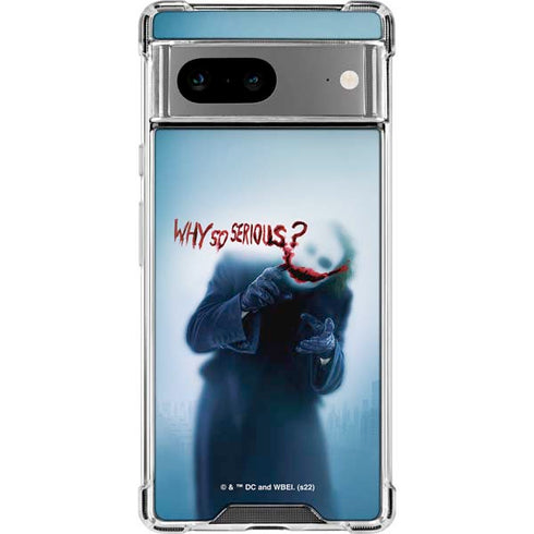 The Dark Knight Why So Serious Google Pixel 7a Clear Case